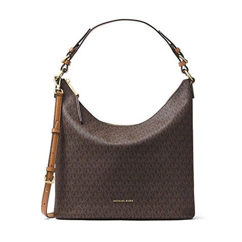 michael kors lupita large hobo brown|Michael Michael Kors Lupita Large Hobo .